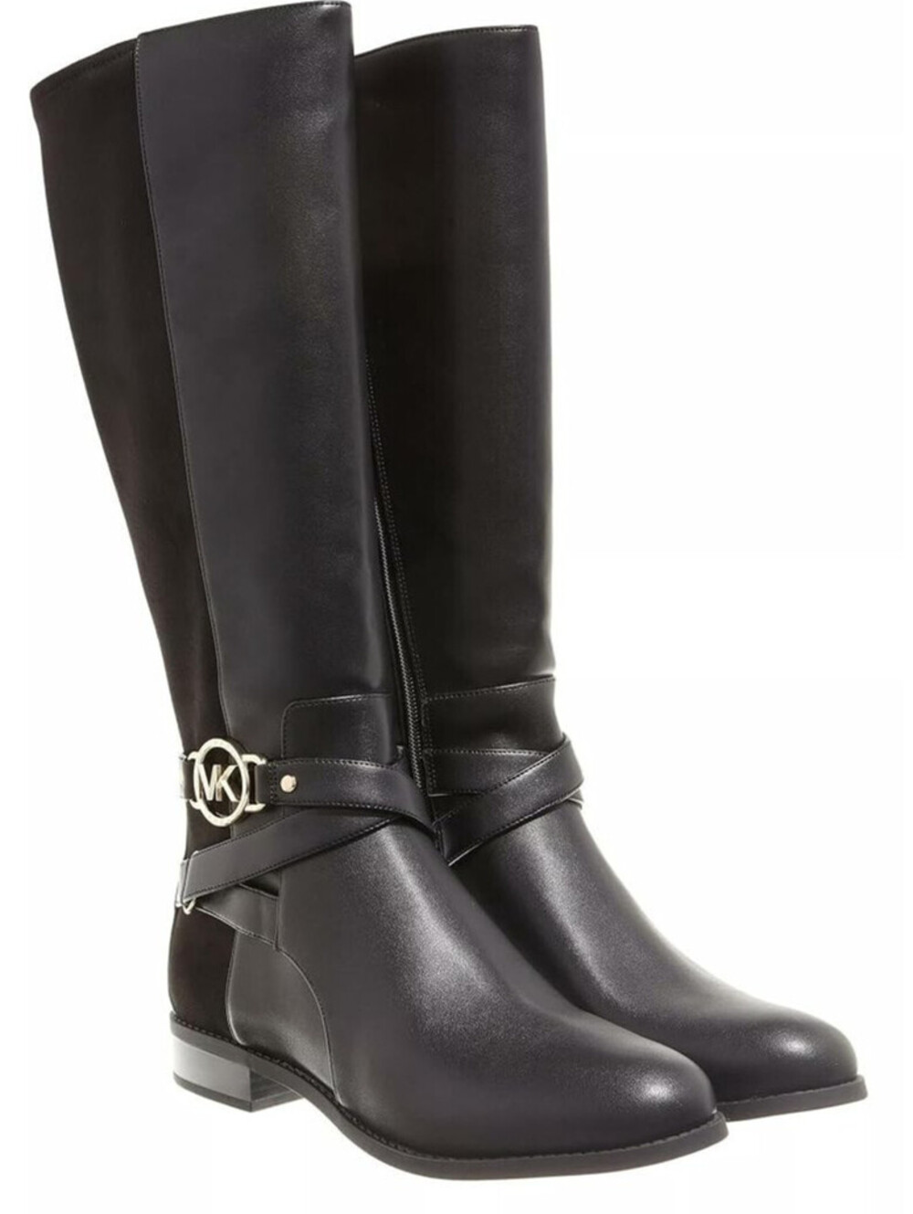 Michael Kors Rory Boot Black Riding Equestrian-Style Size 8.5 M NEW